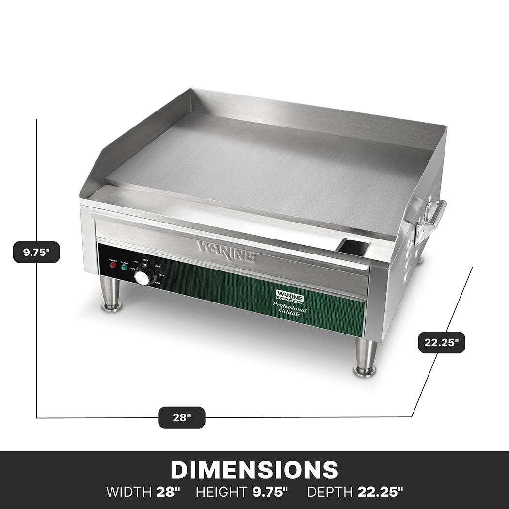 24" Electric Countertop Griddle